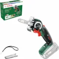 Bosch Home & Garden 18V Cordless Brushless NanoBlade Saw Without Battery, 1 Blade Inc, Pruning and DIY Cuts, Vibrationless, Without Battery (AdvancedCut 18)