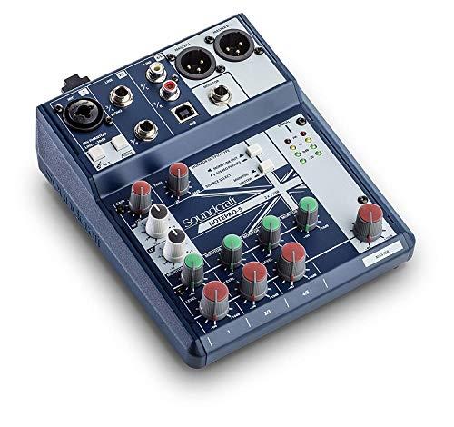 Soundcraft SCF-NTP5 Notepad-5, Blue, 5-channel mixer