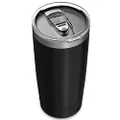 Juro Tumbler 20 Oz Stainless Steel Vacuum Insulated, with Lids and Straw [Travel Mug] Double Wall Water Coffee Cup for Home, Office, Outdoor Works Great for Ice Drinks and Hot Beverage - Black