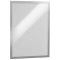 Durable Duraframe Self-Adhesive A3 Sign Holder Magnetic Frame 2-Piece, A3, Silver
