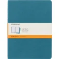 Moleskine - Cahier Notebook - Set of 3 - Ruled - Extra Large - Brisk Blue