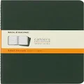 Moleskine Cahier Notebook - Set of 3 - Ruled - Large - Myrtle Green, (CH016K15)