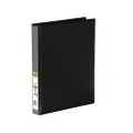 Marbig Clearview Insert Binder A4 4D Ring 25Mm Black
