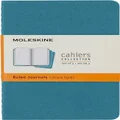 Moleskine - Cahier Notebook - Set of 3 - Ruled - Pocket - Brisk Blue