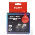 Canon PG640CL641CP Combo Pack (1 x PG640 Black & 1 x CL641 Colour), Black/Multi/Colour, One Size