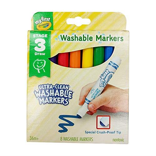 Crayola My First Washable Round Nib Markers (Pack of 8)