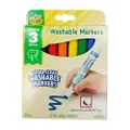 CRAYOLA 81-1324 Washable Marker Ultra-Clean Junior Washable Markers 8 Pack, (16047)