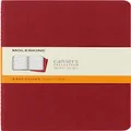 Moleskine Cahier Notebook - Set of 3 - Ruled - Large - Cranberry Red, (CH116)