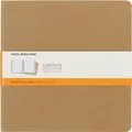 Moleskine S05041 Cahier Notebook - Set of 3 - Ruled - Extra Large - Kraft, (QP421)