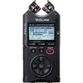 TASCAM DR-40X Four Track Digital Audio Recorder and USB Audio Interface Soundcraft, Black