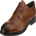 Ecco Men's Melbourne Tie Dress Shoe, Amber, EU 46/US 12-12.5