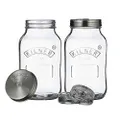 Kilner Fermentation 2-Piece Jar Set, 1 Litre Capacity