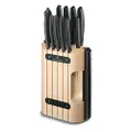 Victorinox Swiss Classic Cutlery Block Set, Black, 6.7153.11