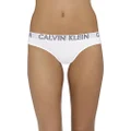 Calvin Klein Women Ultimate Cotton Bikini, White, Medium