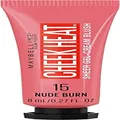 Maybelline New York, Gel-Based Blush, Dewy And Buildable, Cheek Heat, 8ml, 15 Nude Burn