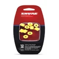 Shure EAYLF1-10 Foam Sleeves (10 Included/5 Pair) for SCL3, SCL4, SCL5, E3c, E4c, E5c, E500 & SE Earphones, Yellow