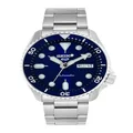 Seiko 5 Sports Men's Automatic Watch Blue Dial Analog Display and Stainless Steel Strap, SRPD51K