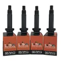 Pack of 4 - SWAN Ignition Coil for Toyota Allex, Echo, IQ, Prius & Yaris