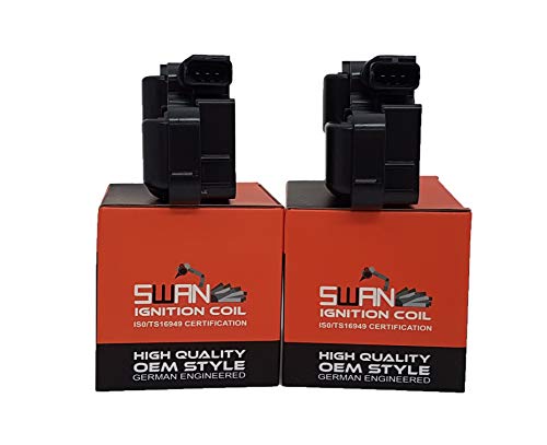 Pack of 2 - SWAN Ignition Coil for Mercedes Benz A150, A170, A200, B150, B170, B180 & B200