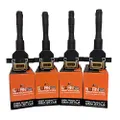 Pack of 4 - SWAN Ignition Coils for BMW 318i & 318is (1.8L)