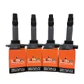 Set of 4 - SWAN Ignition Coil for Mitsubishi Colt (RG)/(RZ); Smart ForFour (W454)