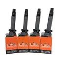 Set of 4 - SWAN Ignition Coil for Daihatsu Boon, Copen, Materia, Sirion & Terios; Toyota BB, Lite Ace, Passo, Rush & Town Ace