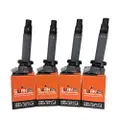 Set of 4 - SWAN Ignition Coil for Daihatsu Boon, Copen, Materia, Sirion & Terios; Toyota BB, Lite Ace, Passo, Rush & Town Ace