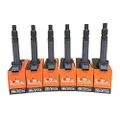 Pack of 6 - SWAN Ignition Coils for Lexus GS250, GS300, GS350, GS450h, IS250, IS250C & IS350