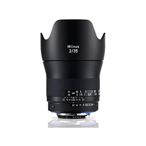 ZEISS Milvus 35mm f/2 Full Frame Camera Lens for Nikon F-Mount ZF.2, Black