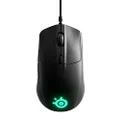 SteelSeries Rival 3 Wired 6-Button 77g Gaming Mouse - Prism 3-Zone RGB Illumination - 8,500 CPI TrueMove Core Optical Sensor