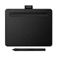 Wacom Intuos Small Drawing Tablet Bluetooth - Digital Tablet for Painting, Sketching and Photo Retouching with Pressure Sensitive Pen, Black - Ideal for Work from Home & Remote Learning