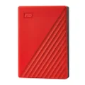 Western Digital WDBPKJ0040BRD-WESN My Passport USB3.0 External Hard Drive, 4 TB,Red