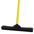 Furemover Evriholder Sw-250I-Amz-6, Pet Hair Removal Broom with Squeegee & Telescoping Handle That Extends from 3-5', Black & Yellow
