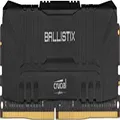 Crucial Ballistix Gaming Memory, 2x8GB (16GB Kit) DDR4 3200MT/s CL16 Unbuffered DIMM 288pin Black, (PC4-19200), DDR4, BL2K8G32C16U4B