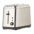 Russell Hobbs RHT82BRU Carlton 2 Slice Toaster, Wide Slots, 7 Browning Controls, Defrost, Cancel & Reheat Functions, Chrome