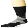 Bridgedale Men's Hike Midweight Boot Height - Merino Endurance Socks, Black, Medium