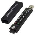 Apricorn Aegis Secure Key 3 NX 32GB 256-Bit Encrypted FIPS 140-2 Level 3 Validated Secure USB 3.0 Flash Drive, ASK3-NX-32GB, Black