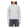 Calvin Klein Jeans Women's CKJ CK Embroidery Regula P01 Gry WMN SWT, Light Grey Heather, XS