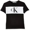 Calvin Klein Jeans Women's CKJ Blocking Monogram CK BAE BLK WMN TEE, Ck Black, S
