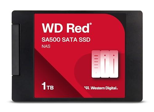 Western Digital WDS100T1R0A Red SA500 1TB 2.5" SATA NAS SSD 24/7 560MB/s 530MB/s R/W 95K/85K IOPS 600TBW 2M hrs MTBF 5yrs wty