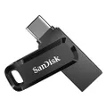 SanDisk Ultra 128GB Dual Drive Go USB-A and USB-C Flash Drive, Black, SDDDC3-128G-G46