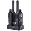 ORICOM UHF2390 2 Watt Handheld UHF CB Radio Twin Pack, Black