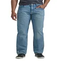 Wrangler Authentics Men's Classic 5-Pocket Relaxed Fit Jean, Bleached Denim Flex, 34W x 30L