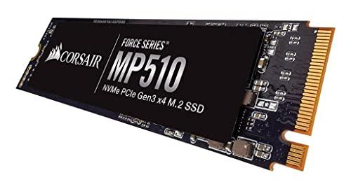 Corsair Force MP510 480GB NVMe PCIe SSD M.2 3480/2000 MB/s 490/120K IOPS 360TBW 1.8M hrs MTBF AES 256-bit Encryption 5yrs