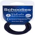 Schoolies Hair Accessories Hair Velvets 4 Pieces, Real Dark Blue 4 Count (Pack of 1)