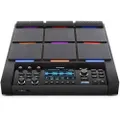 Alesis Strike Multipad - 9-Trigger Percussion Pad with RGB Backlighting, Sampler, Looper, On-Board Soundcard, USB Sample loading and 4.3-Inch Display, Black
