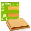e-cloth Window Cleaning Twin Pack, Orange, 40 x 40 cm, (5.03728E+12)