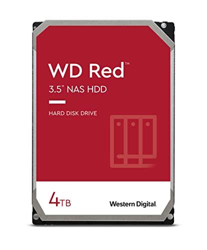 Western Digital Red 4TB NAS Hard Drive, 4000, 3.5, WD40EFAX