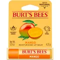 Burt's Bees 100% Natural Origin Moisturising Lip Balm, Mango with Beeswax & Fruit Extracts, 1 Tube, 4.25g