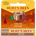 Burt's Bees 100% Natural Origin Moisturising Lip Balm, Chai Tea with Beeswax, 1 Tube, 4.25g